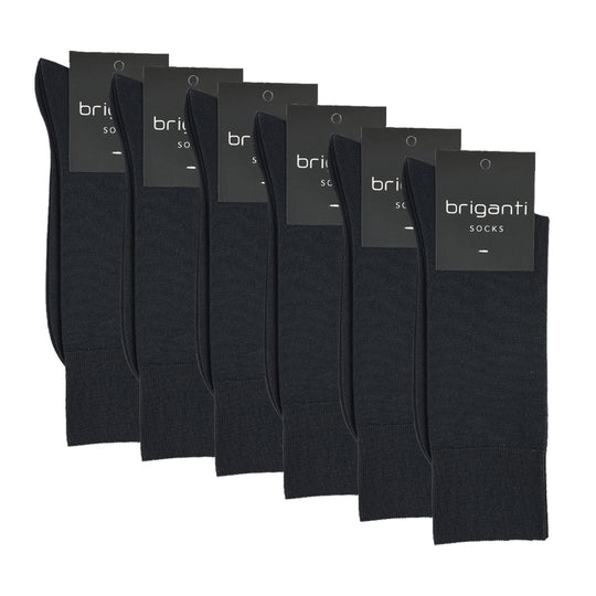 PACK X6 MEDIAS NEGRAS DE HILO