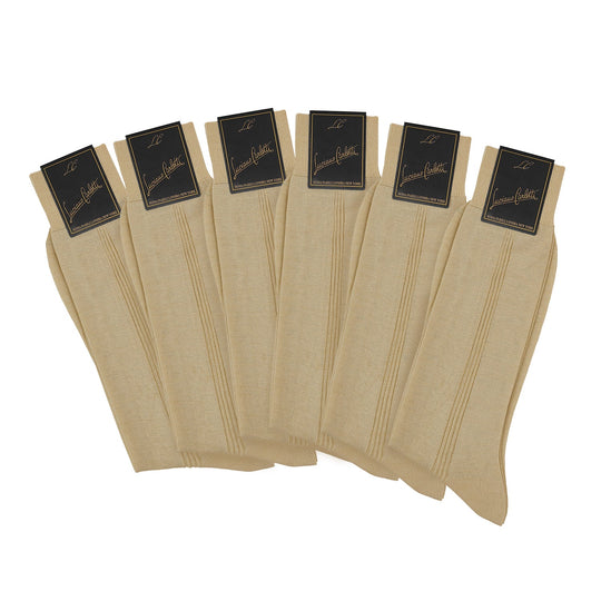 PACK X6 MEDIAS ITALIANAS BEIGE I