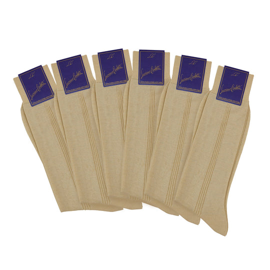 PACK X6 MEDIAS ITALIANAS BEIGE II