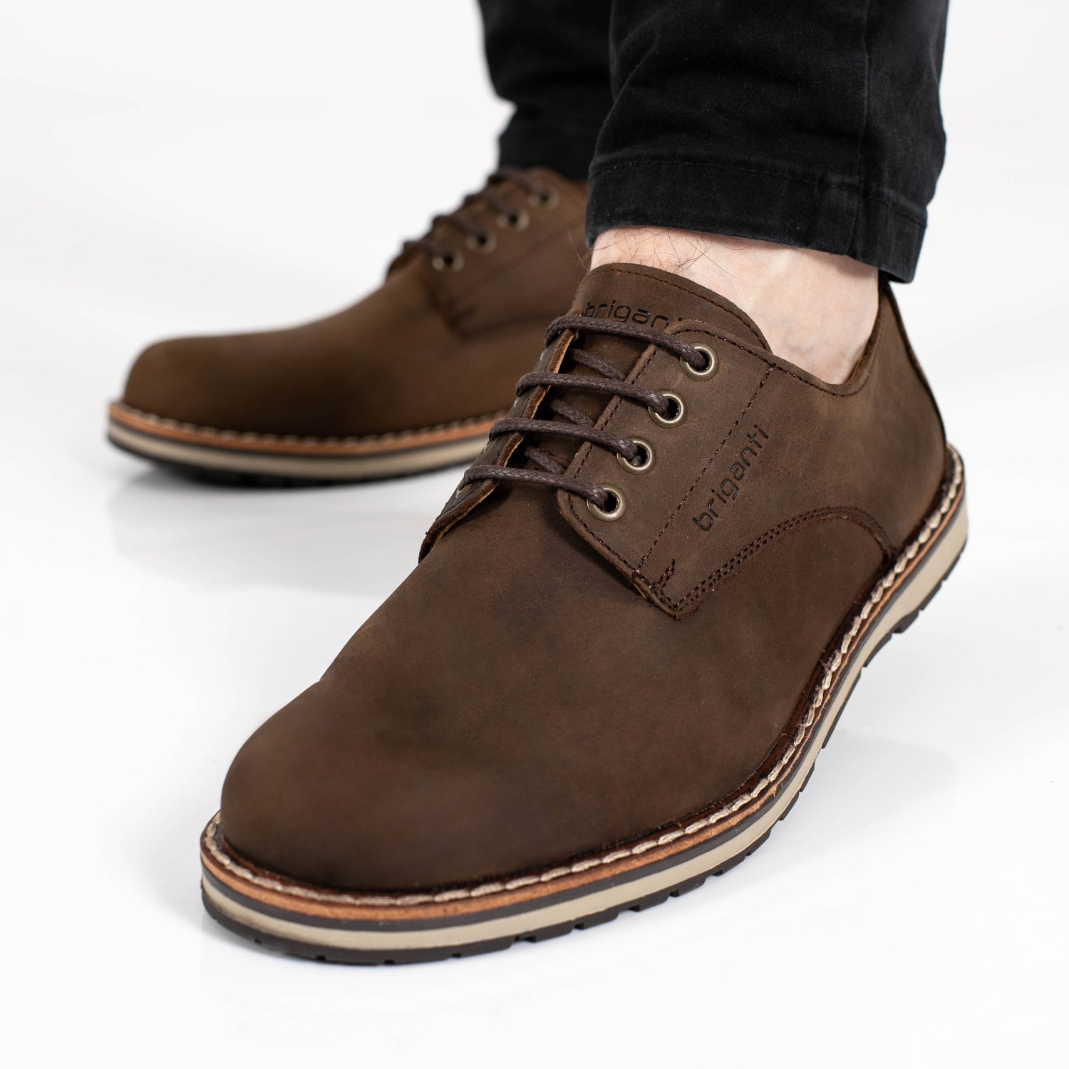 Zapato Brandon Hombre De Cuero Marr n Briganti zapato-brandon-hombre-de-cuero-marr-n-briganti