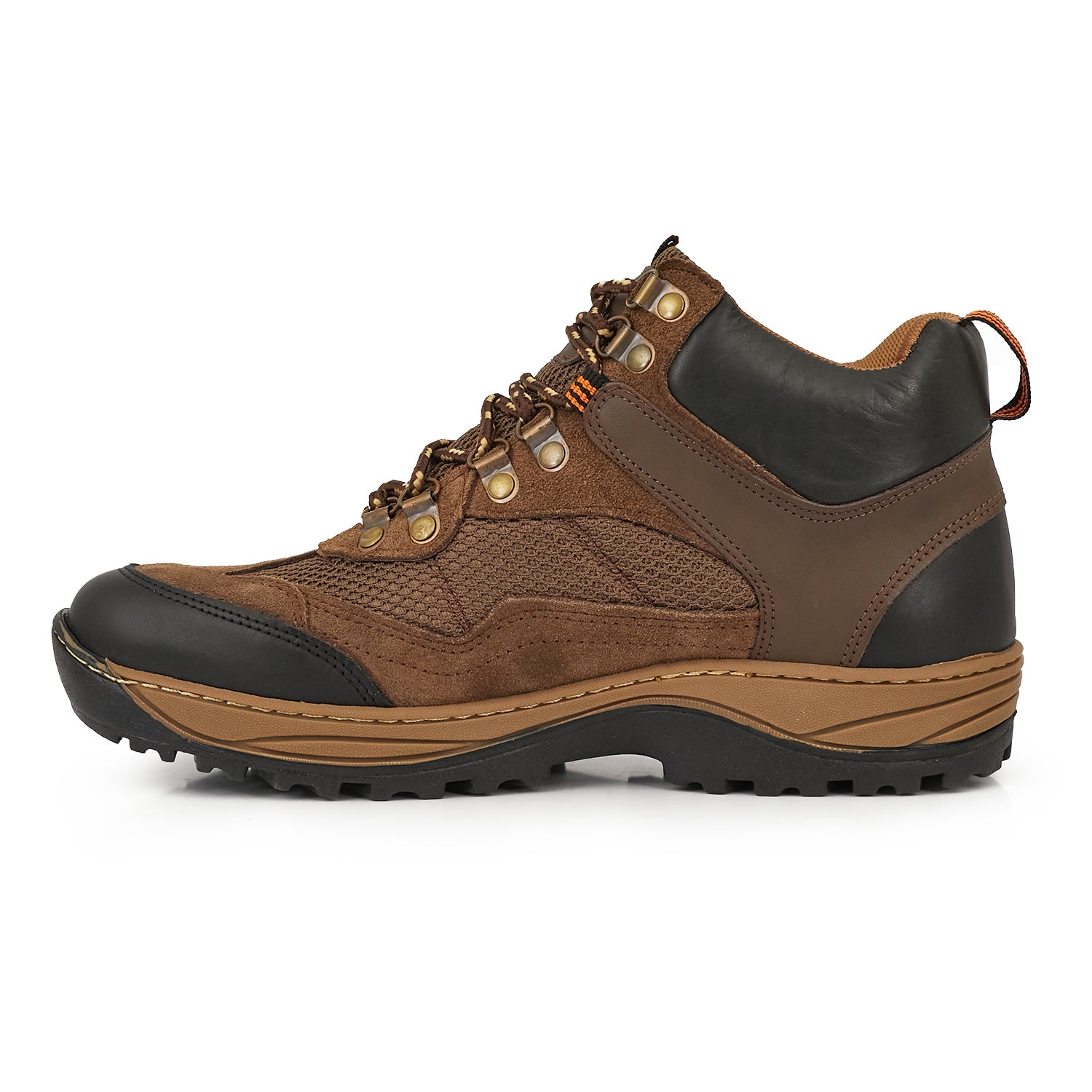 Brütting Mount Princeton Men's Trekking Boots, Black/Red, 45 EU, Black/Red, 11 UK, Black / Red