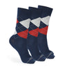 PACK X3 MEDIAS ESTAMPADAS AZULES H