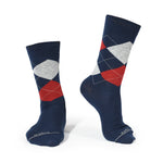 PACK X3 MEDIAS ESTAMPADAS AZULES H