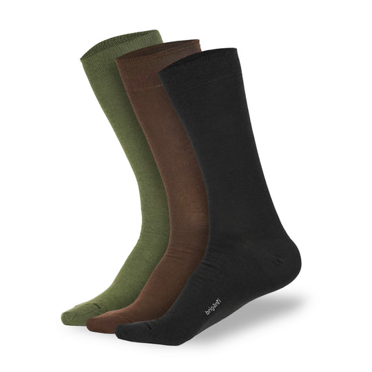 PACK X3 MEDIAS LISAS I COMBINADAS