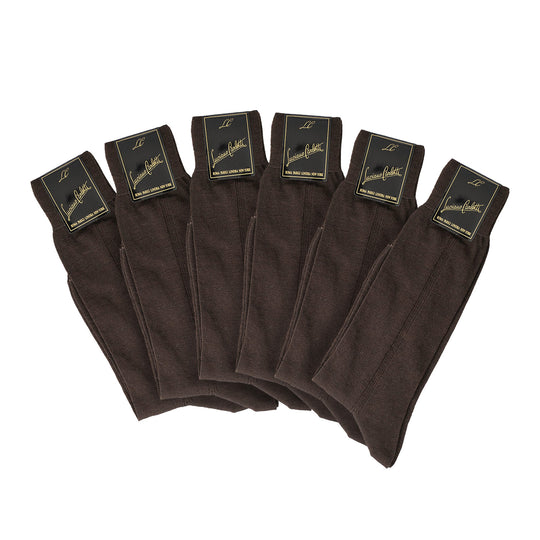 PACK X6 MEDIAS ITALIANAS MARRON IV