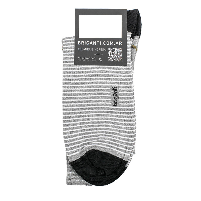 MEDIAS COCODRILOS GRIS