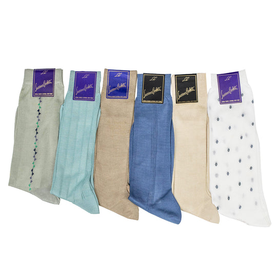 PACK X6 MEDIAS ITALIANAS MULTICOLORES XII