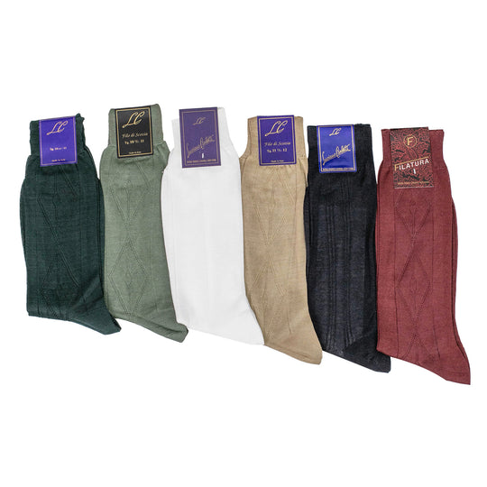 PACK X6 MEDIAS ITALIANAS MULTICOLORES VIII