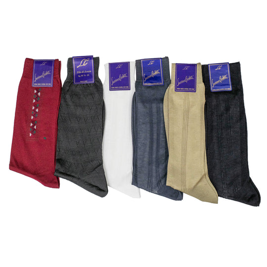 PACK X6 MEDIAS ITALIANAS MULTICOLORES XIII