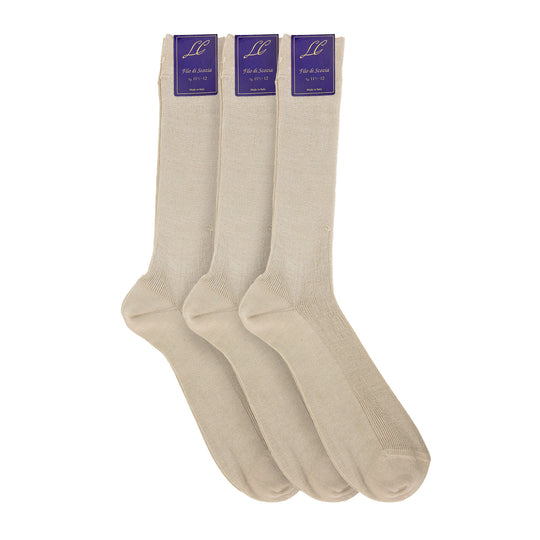 PACK X3 MEDIAS ITALIANAS BEIGE I