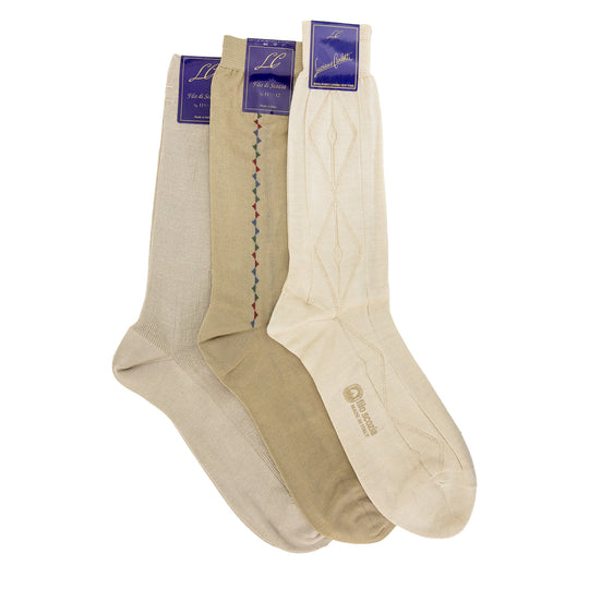 PACK X3 MEDIAS ITALIANAS BEIGE II