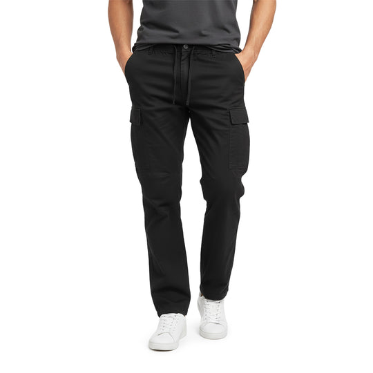 PANTALÓN CARGO STONE  NEGRO