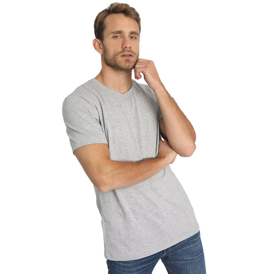 REMERA BASICS GRIS.