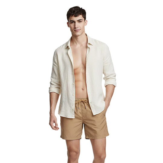 SHORT DE BAÑO LEVI BEIGE