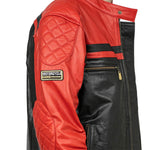 CAMPERA EMETT NEGRO Y ROJO