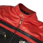 CAMPERA EMETT NEGRO Y ROJO