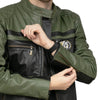 CAMPERA EMETT NEGRO Y VERDE