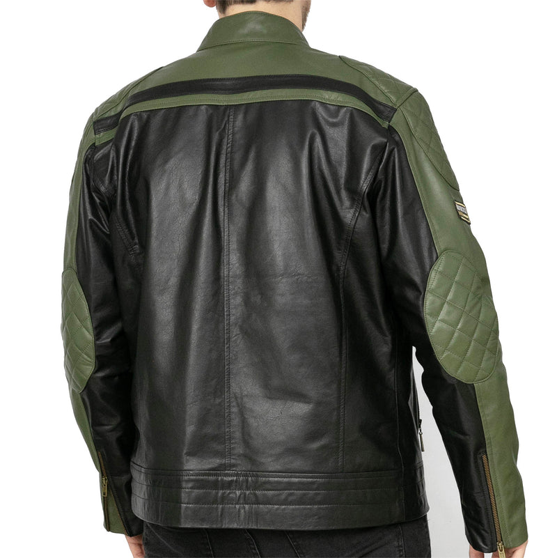 CAMPERA EMETT NEGRO Y VERDE