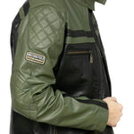 CAMPERA EMETT NEGRO Y VERDE