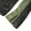 CAMPERA EMETT NEGRO Y VERDE