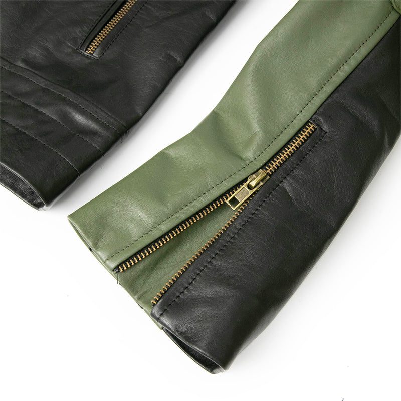 CAMPERA EMETT NEGRO Y VERDE