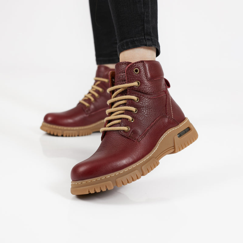 Inti Bordó Borcegos Inti Botas Borcegos Bordo Borcegos Marcel