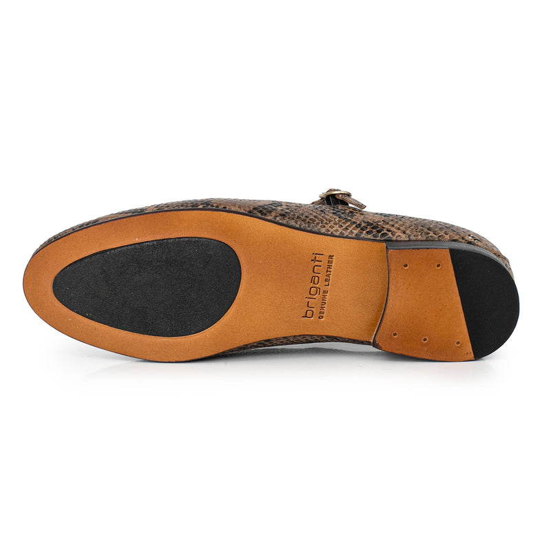 CHATITA LIRIO MARRON CROCO