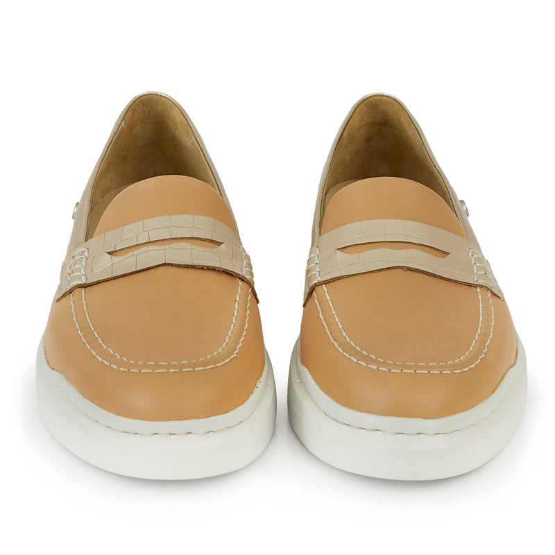 MOCASIN LUTTI CAMEL