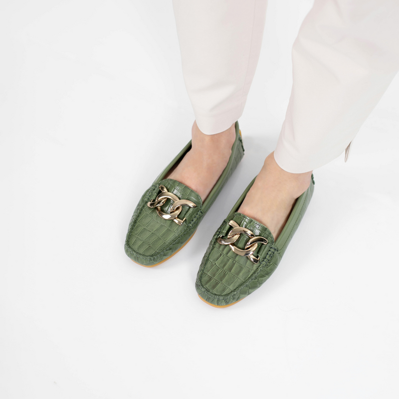 MOCASIN BAMBA VERDE
