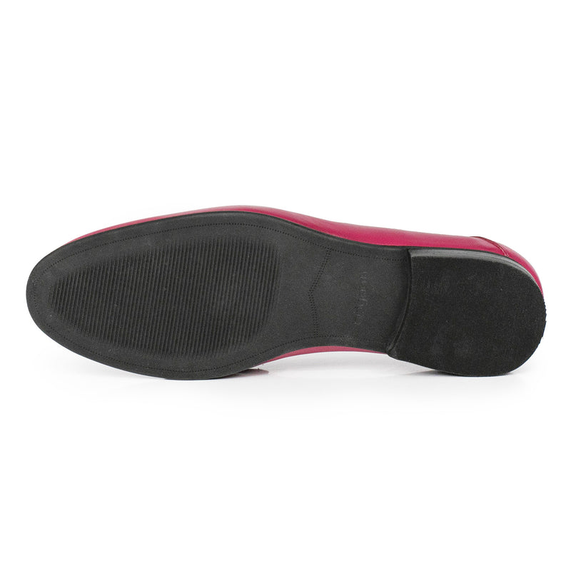 MOCASIN CAÑUELAS FUCSIA