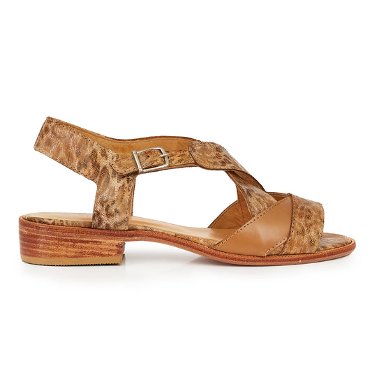 SANDALIA NIMBI LEOPARDO.