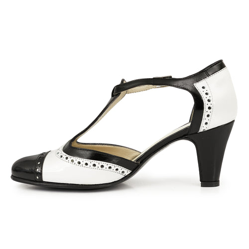 ZAPATO ARMINA NEGRA Y BLANCA