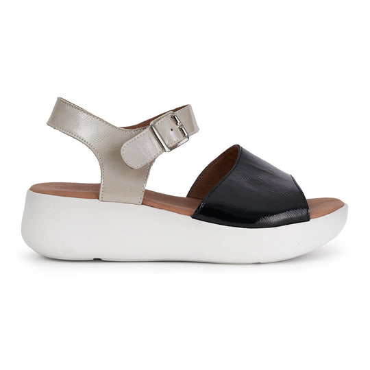 SANDALIA BAREIN NEGRA.