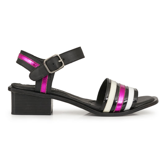 SANDALIA CALAPE FUCSIA.