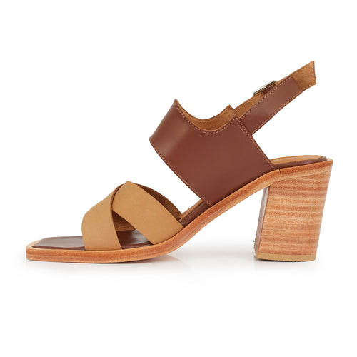 SANDALIA BADI MARRON