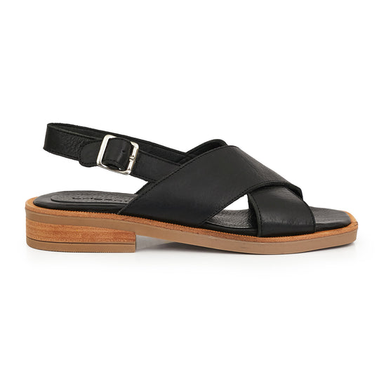 SANDALIA FANTI NEGRA.