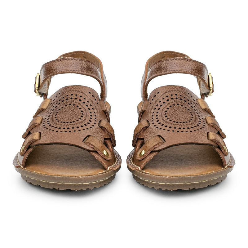 SANDALIA SORA MARRON
