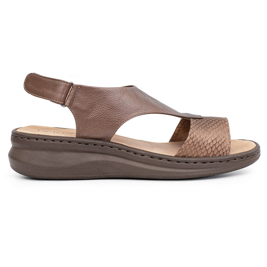 SANDALIA MIKA MARRON