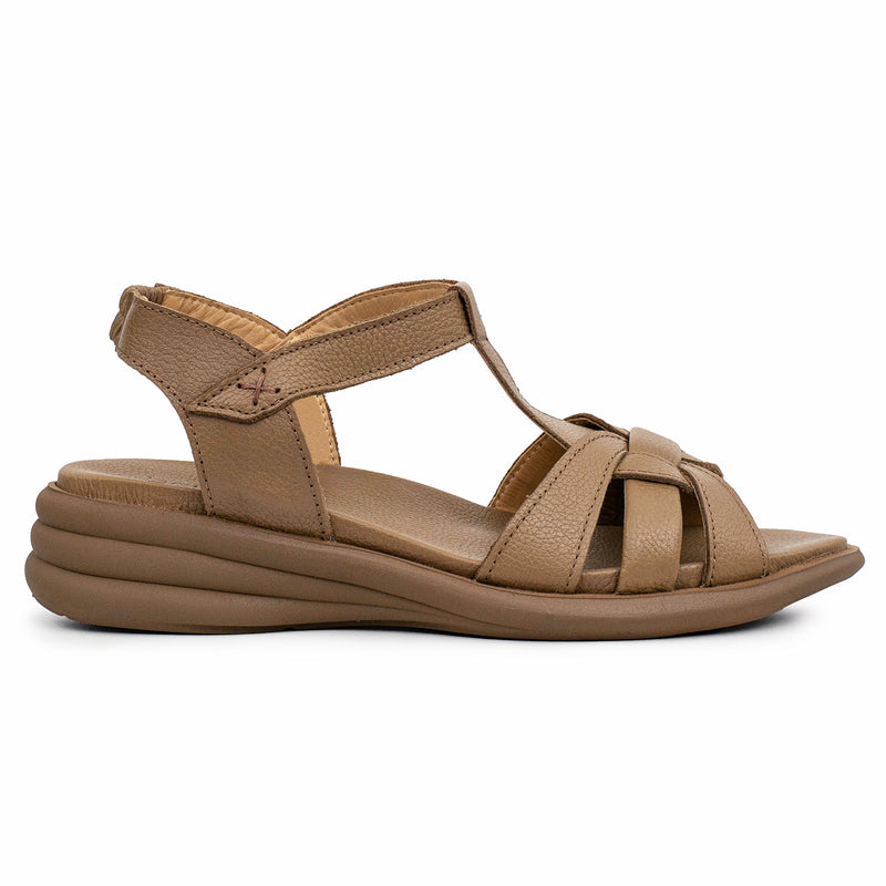 SANDALIA KANDAL MARRON