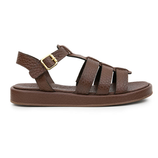 SANDALIA ZELIA MARRON