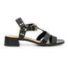 SANDALIA LUMIER NEGRA CROCO