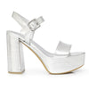 SANDALIA DEOR PLATA