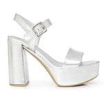 SANDALIA DEOR PLATA