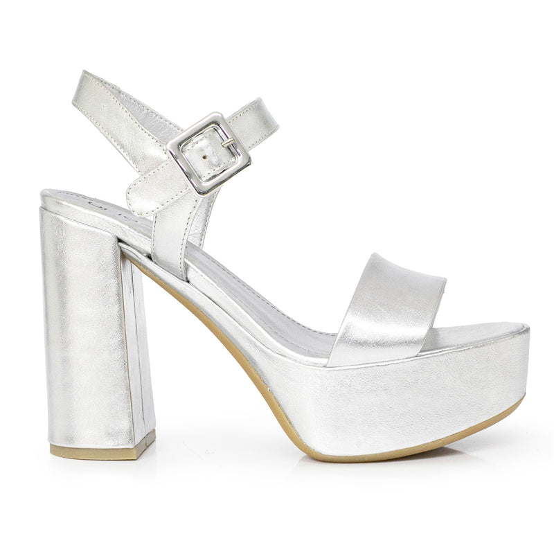 SANDALIA DEOR PLATA