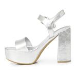 SANDALIA DEOR PLATA