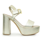 SANDALIA DEOR PLATINO