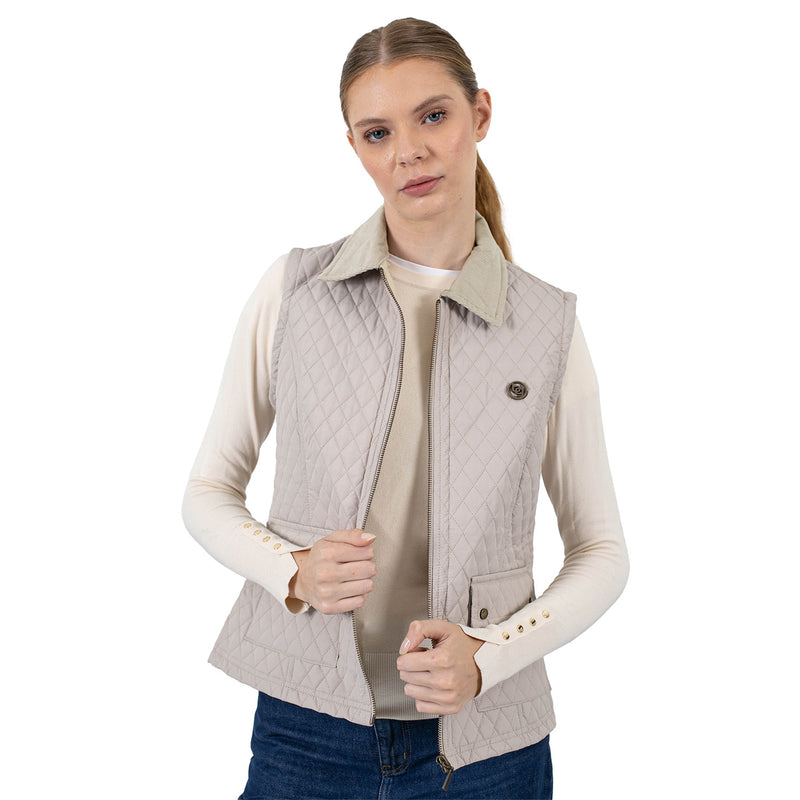 CHALECO PALMAR BEIGE