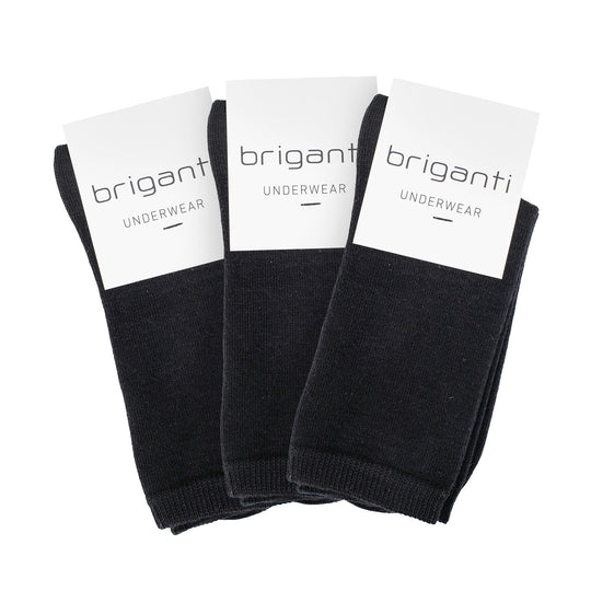 PACK X3 MEDIAS LISAS NEGRAS M