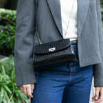 BANDOLERA LEONI NEGRA