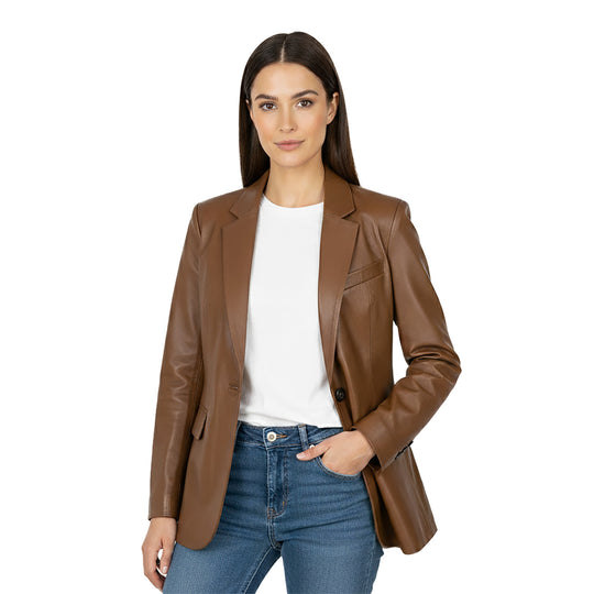BLAZER VANIA MARRÓN